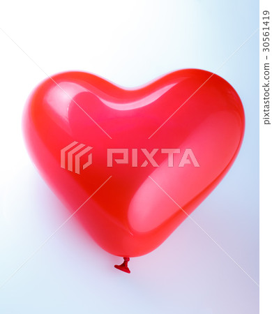 Red heart shaped balloon 30561419