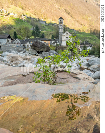 Church in Lavertezzo Church in Lavertezzo 30563191