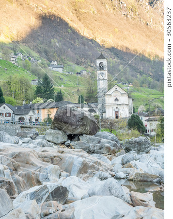 Church in Lavertezzo Church in Lavertezzo 30563237