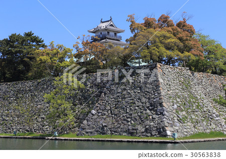 Imabari castle seen from the south 30563838