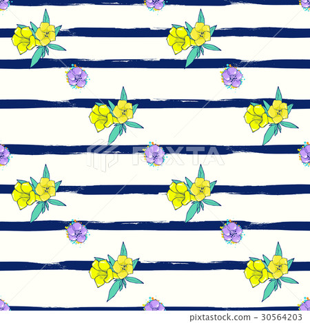 Exotic colorful flowers on a white-blue background Exotic colorful flowers on a white-blue background 30564203
