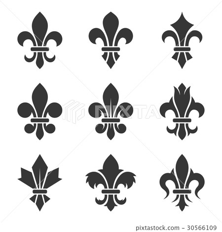 Fleur de lis Set 30566109