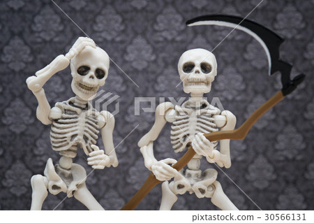 The skeleton and a scythe The skeleton and a scythe 30566131