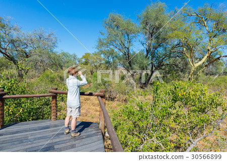 Tourist looking at panorama Tourist looking at panorama 30566899