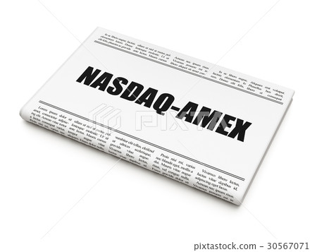 Stock market indexes concept: newspaper headline Stock market indexes concept: newspaper headline 30567071