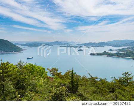 Seto Inland Sea National Park brush Kageyama Hiroshima prefecture Mihara-shi 30567421
