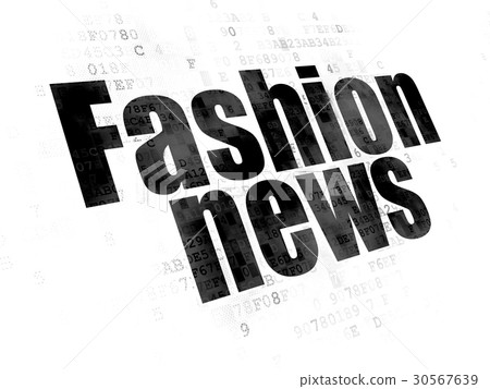News concept: Fashion News on Digital background News concept: Fashion News on Digital background 30567639