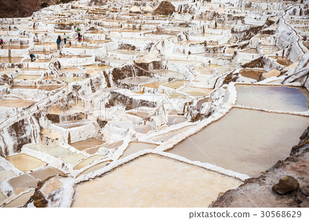 Terraced salt basins on the Peruvian Andes 30568629