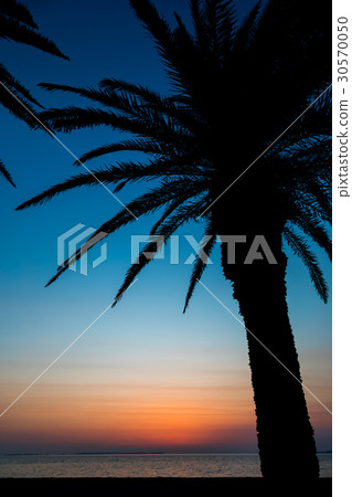 Sunset Beach Silhouette Sunset Beach Silhouette 30570050