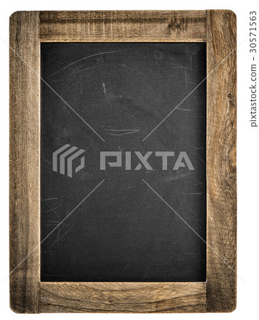 Chalkboard wooden frame Vintage blackboard isolate Chalkboard wooden frame Vintage blackboard isolate 30571563