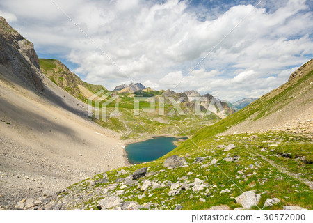 High altitude blue lake 30572000