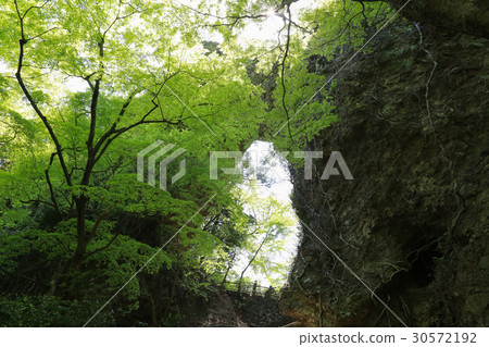 Kagawa prefecture Shodojima cho Karasuke gates stone gate (the 8th scenery, the 3rd view) Kagawa prefecture Shodojima cho Karasuke gates stone gate (the 8th scenery, the 3rd view) 30572192