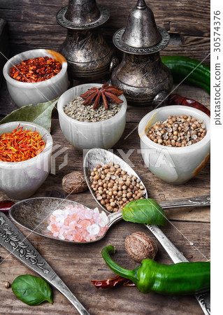 set of Indian spices set of Indian spices 30574376