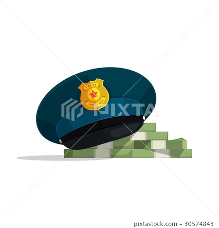 Concept of financial corruption, official security 30574843