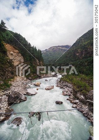 Pure mountain river Pure mountain river 30575042