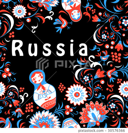 Russian design background 30576366