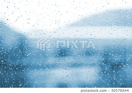 raindrops on window 30576844