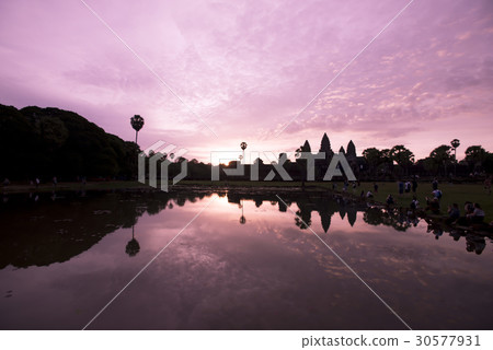 Cambodia Angkor Wat Ruins Morning glow 30577931