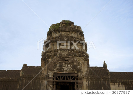 柬埔寨吳哥窟廢墟晨光 30577957