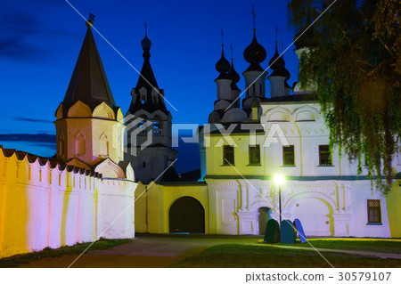 monastery in evening monastery in evening 30579107
