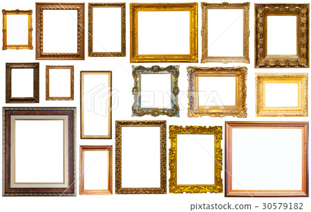 assortment of isolated frames assortment of isolated frames 30579182