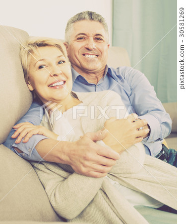 married couple understand and love each other and are happy in house married couple understand and love each other and are happy in house 30581269
