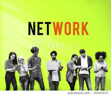 Internet Network Technology Social Platform Digital Word Internet Network Technology Social Platform Digital Word 30583437