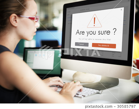 Are You Sure Warning Warning 30585797