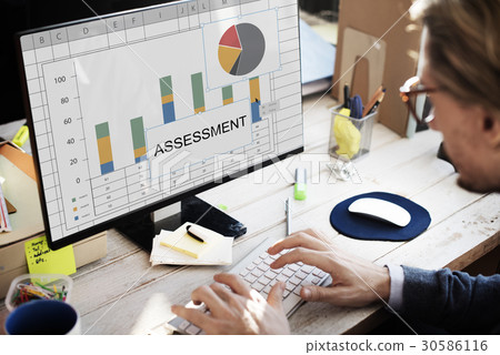 Assessment Bar Chart Pie Chart Statistics 30586116