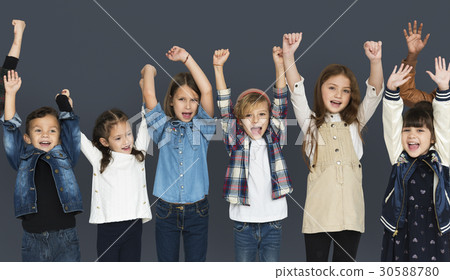 A group of happiness children together A group of happiness children together 30588780