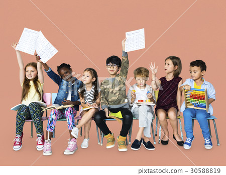 Group of students educated child development Group of students educated child development 30588819