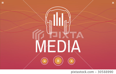 Headset Music Media Technology Icon Headset Music Media Technology Icon 30588990