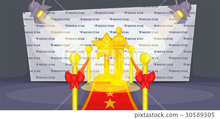 Cinema movie horizontal banner wall, cartoon style Cinema movie horizontal banner wall, cartoon style 30589305