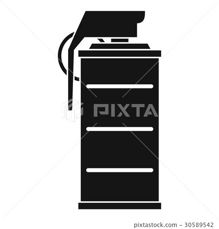 Stun grenade icon, simple style 30589542