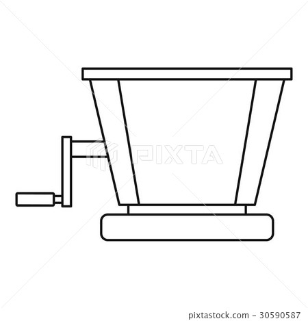 Retro juicer icon, outline style Retro juicer icon, outline style 30590587
