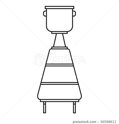 Wine container icon, outline style 30590611