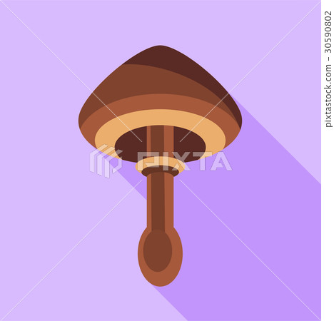Death cap fungi icon, flat style Death cap fungi icon, flat style 30590802