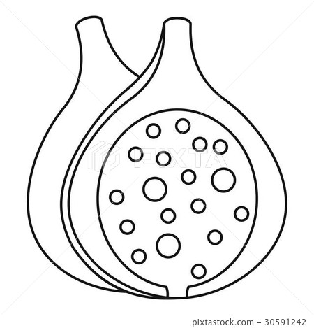 Figs icon, outline style 30591242