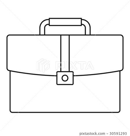 Briefcase icon, outline style 30591293