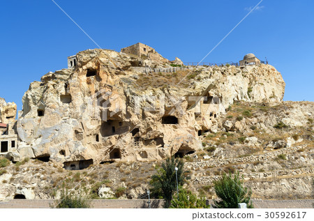 View of cave houses in Urgup. Cappadocia. Turkey 30592617