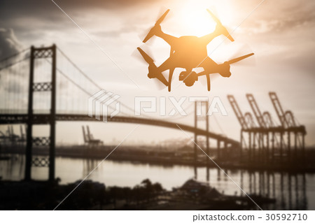 Unmanned Aircraft System (UAV) Quadcopter Drone Unmanned Aircraft System (UAV) Quadcopter Drone 30592710