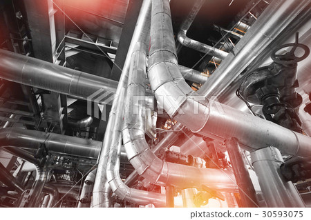 Industrial zone, Steel pipelines and cables 30593075