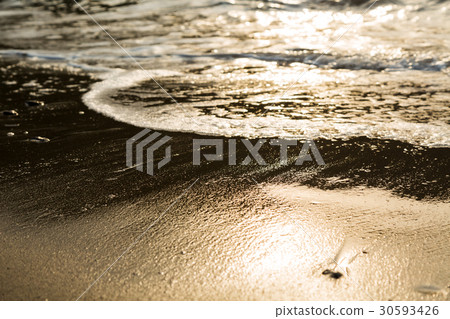 Sea of waves at the beach 30593426