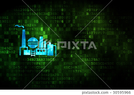 Finance concept: Oil And Gas Indusry on digital Finance concept: Oil And Gas Indusry on digital 30595966