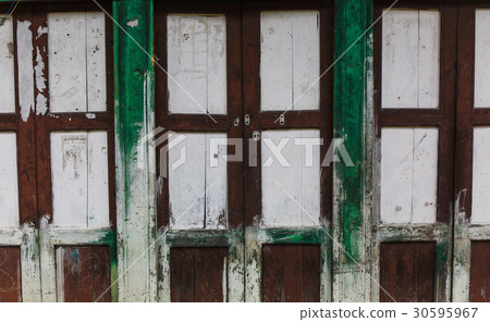 Old textured door Old textured door 30595967