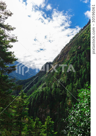 Beautiful landscape of the mountains 30596061