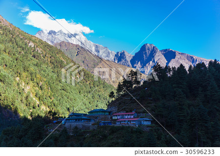 Beautiful landscape of the mountains 30596233
