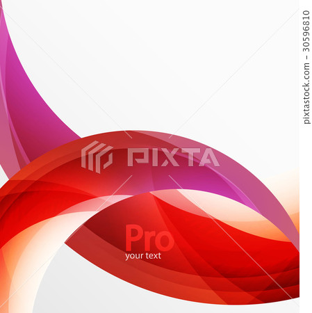 Futuristic hi-tech glass wave abstract background 30596810