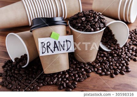 Coffee brand building concept 30598316