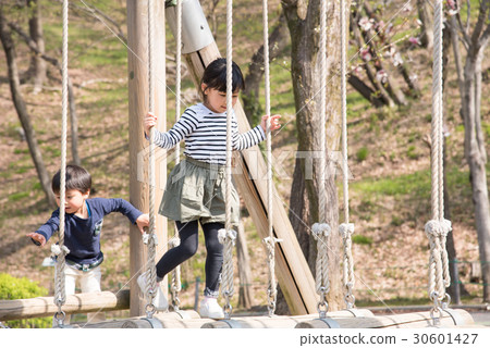 Children playing in the park 30601427